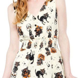 Sourpuss black cat Halloween dress Medium